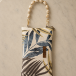 Yellow feather prayer bag