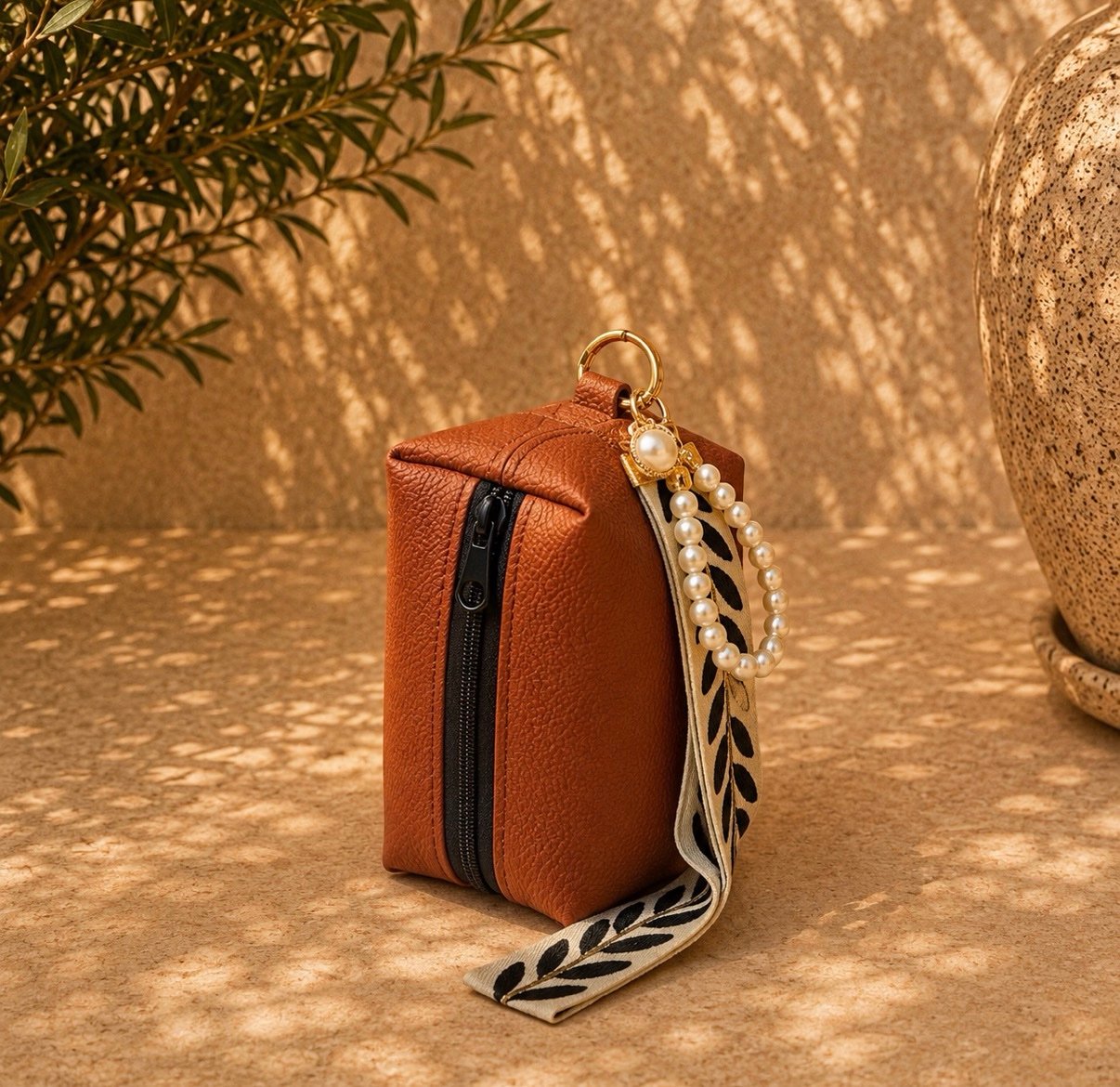screenshot-22 Mini burnt orange prayer bag with grey praying mat - Image 1