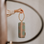 Sage bloom patterned long bag