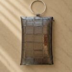 Metallic woven bronze prayer bag