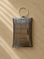 Metallic woven bronze prayer bag