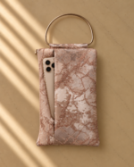 Blush Jacquard Prayer Bag - Image 2
