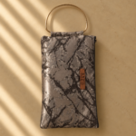 Slate jacquard prayer bag
