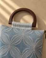 Azure jacquard prayer bag - Image 2